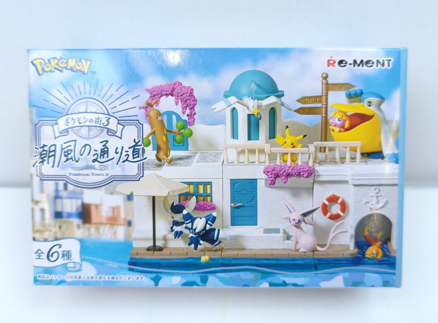 Re-Ment Pokemon Pokemon Town 3 Sea Breeze Path Pikachu and Camome