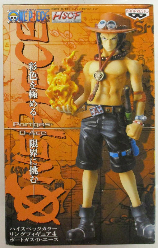 Banpresto Highspec Coloring Figure 4 One Piece Ace
