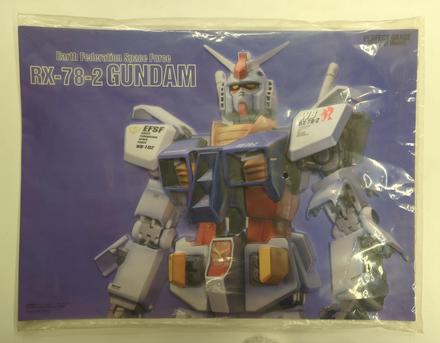 Bandai PG Promotional Item 3D Poster: Mobile Suit Gundam RX-78-2 Gundam 3D Poster