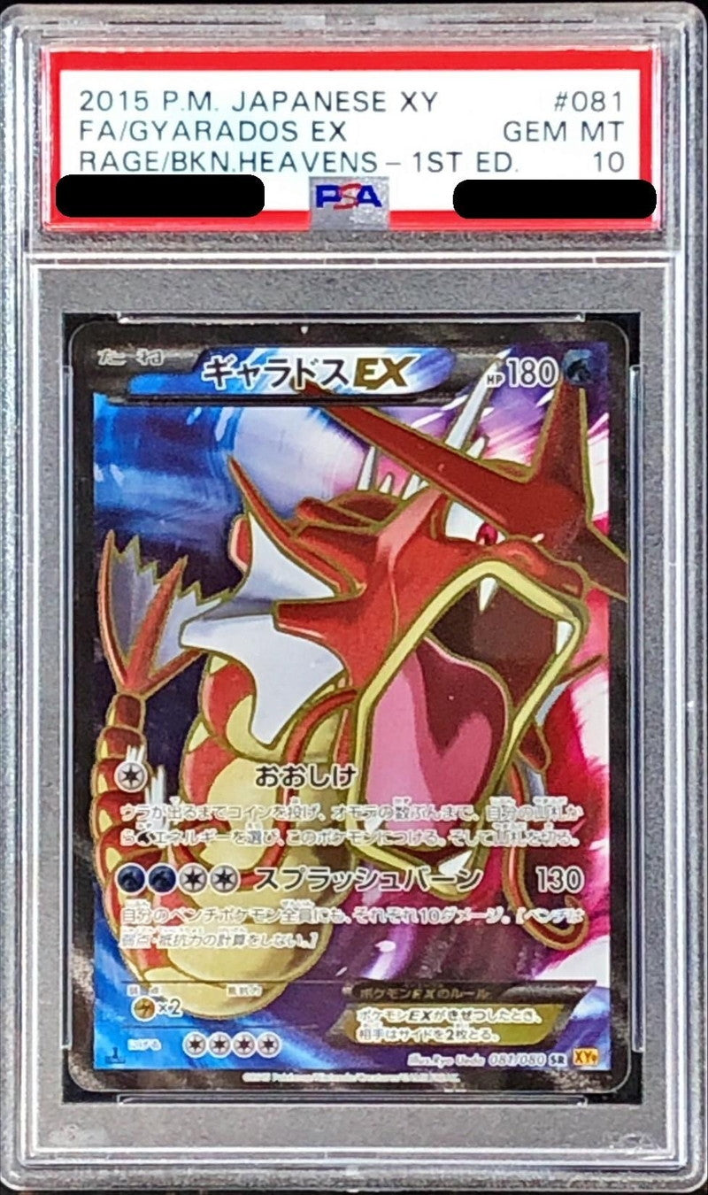 [*Bad condition/PSA10 appraised] Gyarados EX [SR] {081/080}