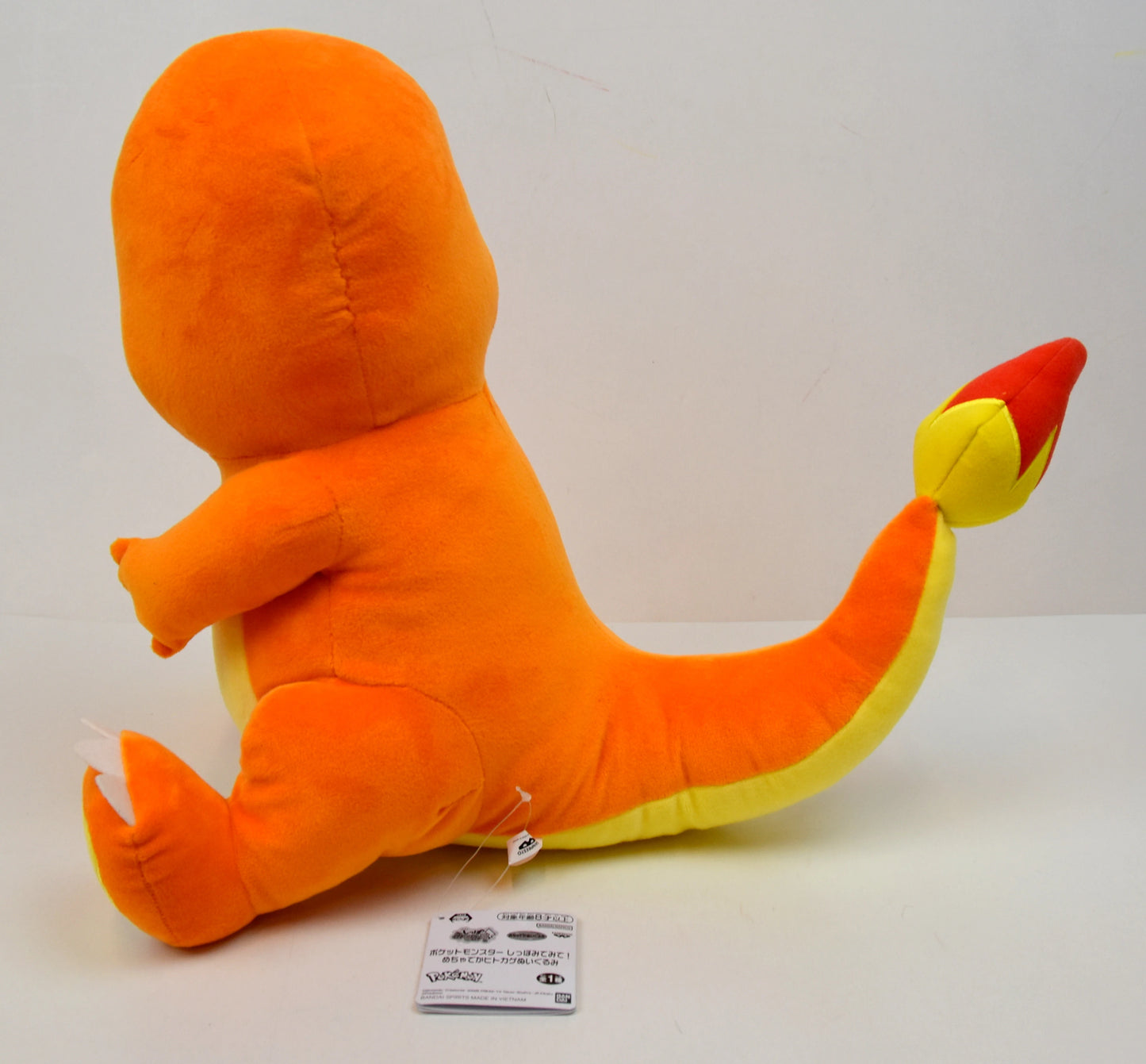 Bandai Spirits Look at the Tail! Massive Charmander Plush Stuffed Toy Pokemon [Charmander/CHARMANDER]