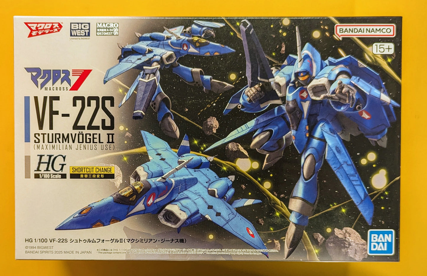 Bandai VF-22S Sturmvogel II (Maximilian Jenius's) 7