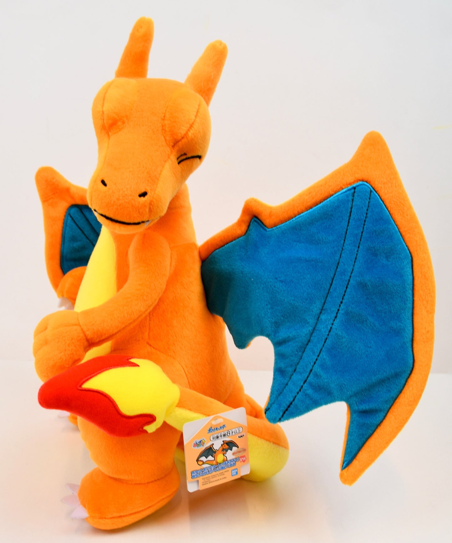 Bandai Spirits Look at the Tail! Massive Charizard Plush Stuffed Toy Pokemon Charizard