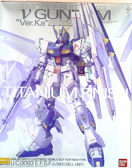 Bandai MG Gundam Char's Counterattack New Gundam verKa Titanium Finish