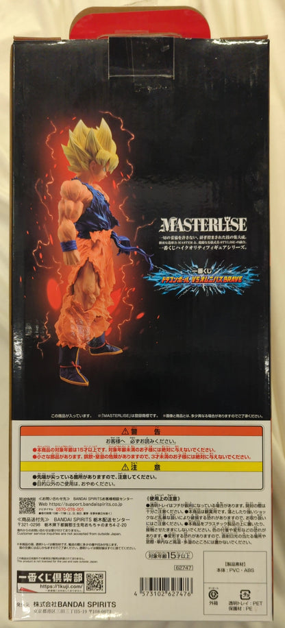 Bandai Spirits Ichiban Kuji Dragon Ball VS Omnibus BRAVE C Prize Super Saiyan Son Goku Figure MASTERLISE