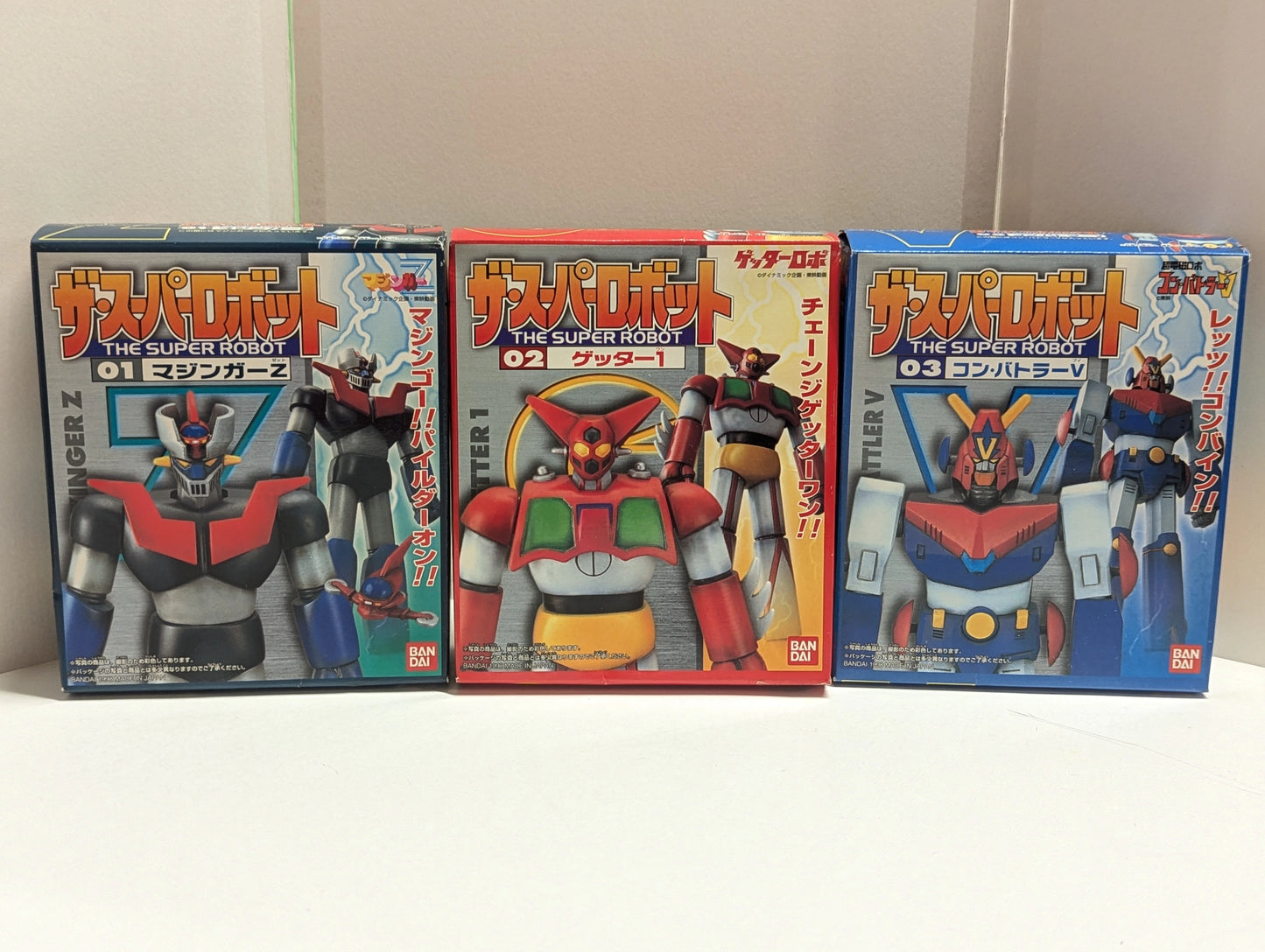 Bandai The Super Robot 01 / The Super Robot The Super Robot Complete 3 Type Set