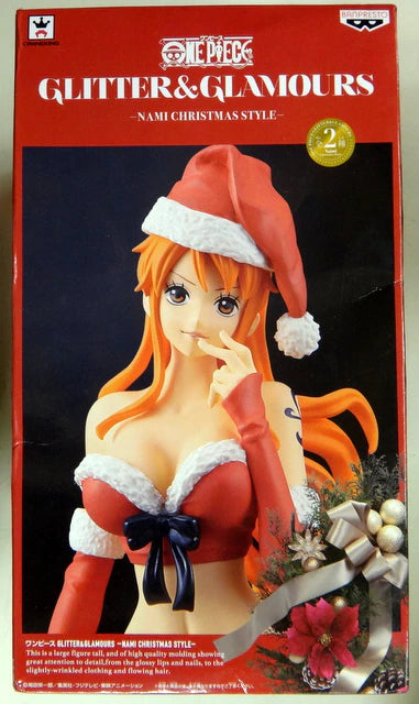 Banpresto - Glitter and Glamours Nami Christmas One Piece Nami Santa (red)