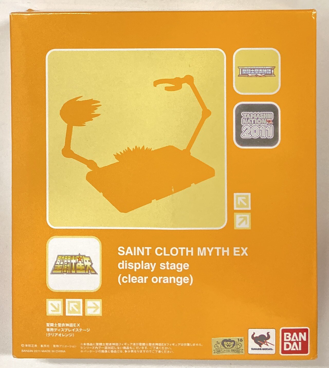 Bandai Saint Seiya Myth Cloth EX Tamashi Nation Stage Clear Orange Ver. Tamashii Nation Exclusive