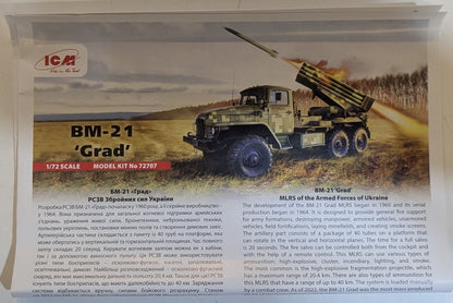 ICM 1/72 Ukrainian BM-21 Grad Multiple rocket System