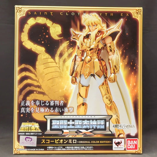 Bandai Saint Seiya Myth Cloth EX Scorpion Milo Original Color Edition Tamashii Web Limited Edition