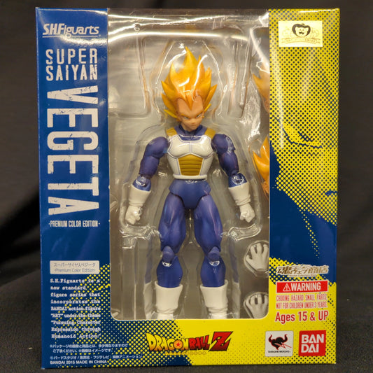Bandai SH Figuarts Dragon Ball Z Super Saiyan Vegeta Premium Color Edition