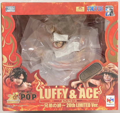 Megahouse POP NEO-MAXIMUM Luffy and Ace Brothers' Bond 20th LIMITED Ver.