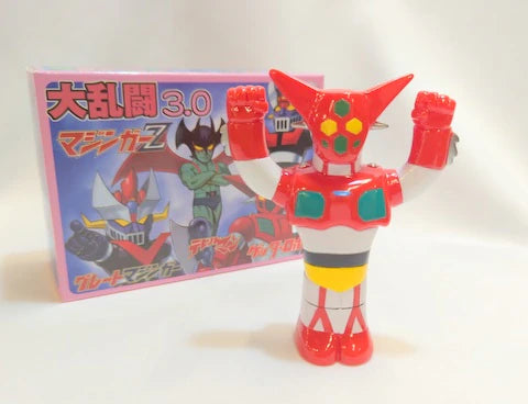 KAIJU ONE Mazinger Z Super Brawl ver.3.0 Getter 1 Finger Puppet Red Molding/White/Green