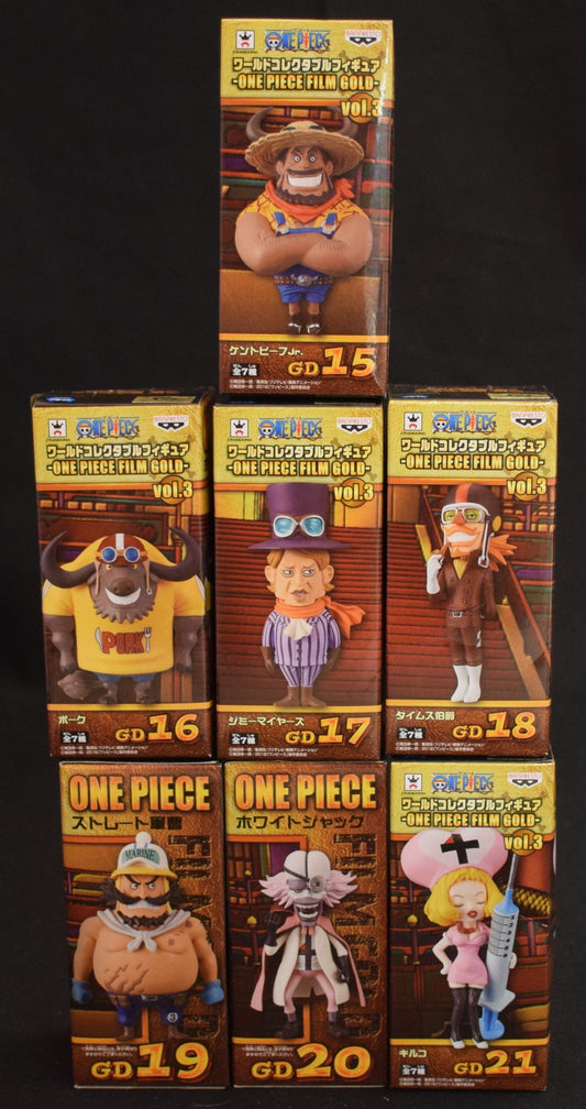 Banpresto WCF/Film Gold 03 One Piece Complete 7 Type Set