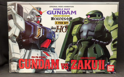 Bandai HG 1/144- 2- item Set Mobile Suit RFTERM0TOKEN The 08th MS Team RX-79 RFTERM1TOKEN VS MS-06J Zaku II /