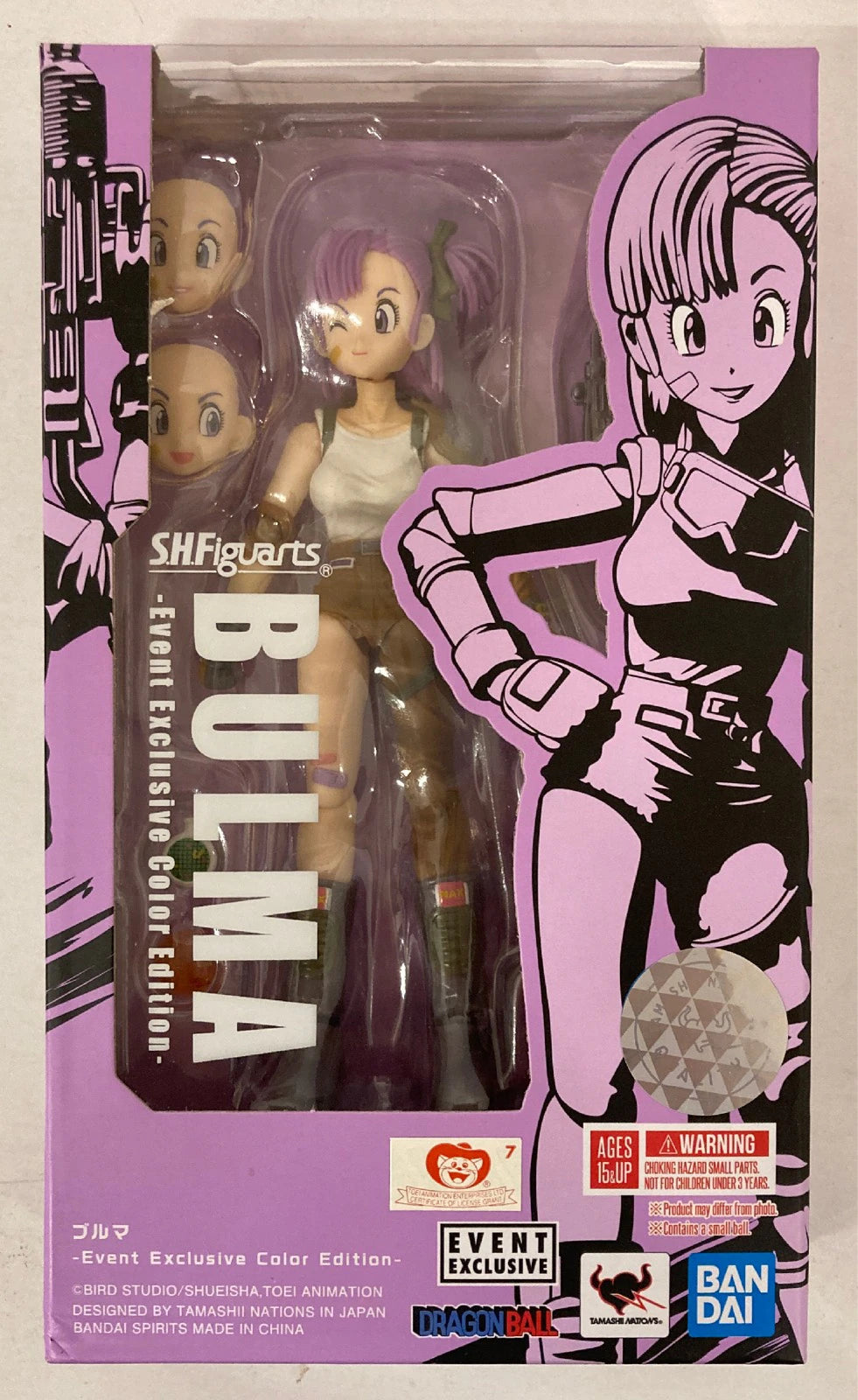 BANDAISPIRITS SHFiguarts Bulma EVENT EXCLUSIVE/SDCC 2019