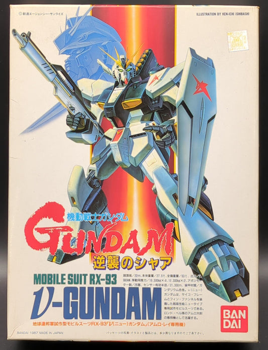 Bandai SYSTEM INJECTION 1/144 Mobile Suit Gundam: Char's Counterattack New Gundam / Postal Code 3 Digits / ST(7) / 1987 Plastic Model News Included 1