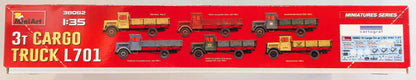 Mini Art 1/35 L701 German 3-ton cargo truck MA38082