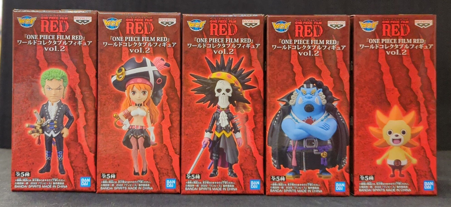 Bandai Spirits WCF One Piece ONE PIECE FILM RED vol.2 Complete 5 Piece Set