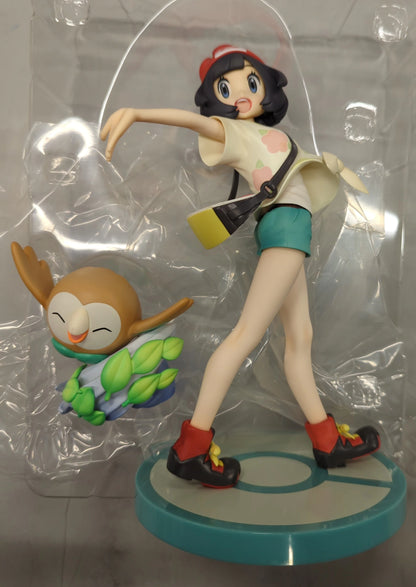 Kotobukiya ArtFX J / Pokemon Pokemon Mizuki with Rowlet Bonus Item Shikishi Included With Bonus