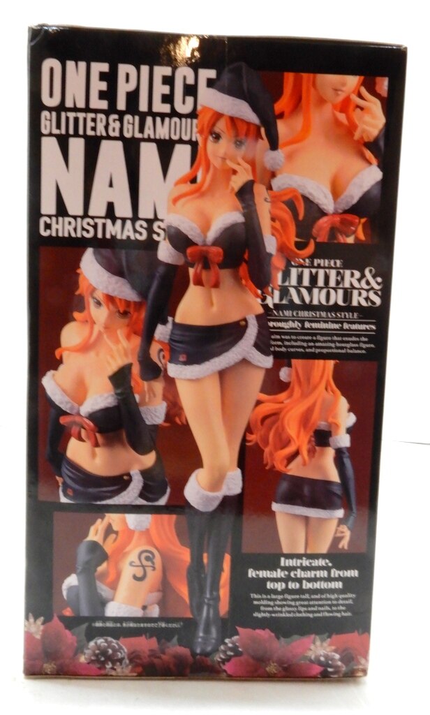 Banpresto - Glitter and Glamours - NAMI CHRISTMAS STYLE One Piece Nami Santa (Black)