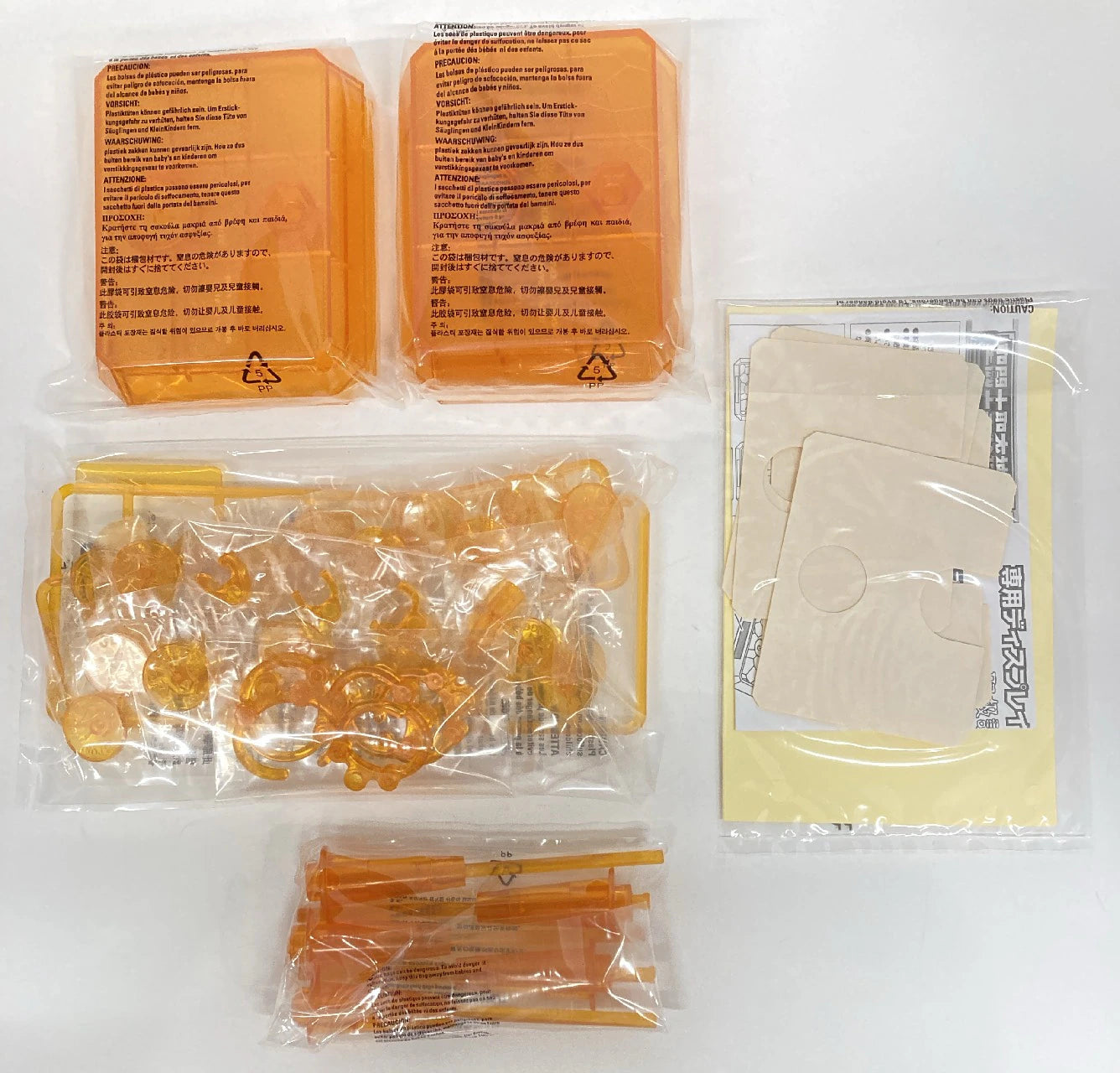 BANDAI Saint Seiya Myth Cloth Masami Kurumada Display Stand D Clear Orange/Tamashi Nation 09 Exclusive