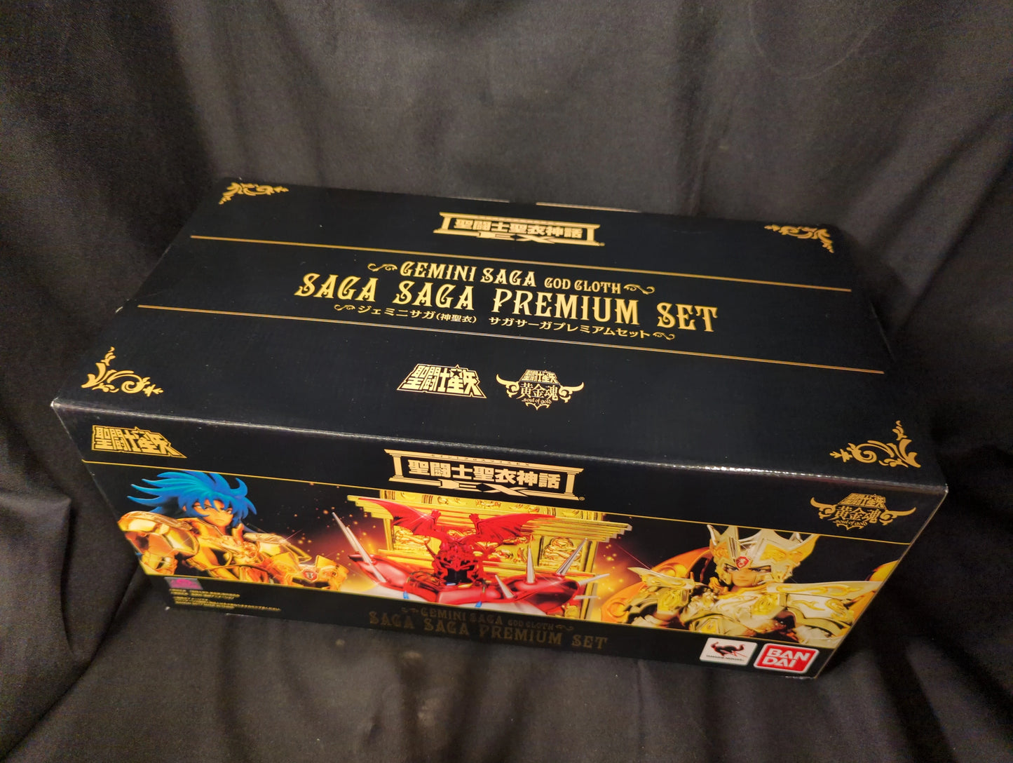 BANDAI Saint Seiya Myth Cloth EX Masami Kurumada - Saga Saga Premium set - Gemini Saga (God Cloth) / No Correction Box No Correction