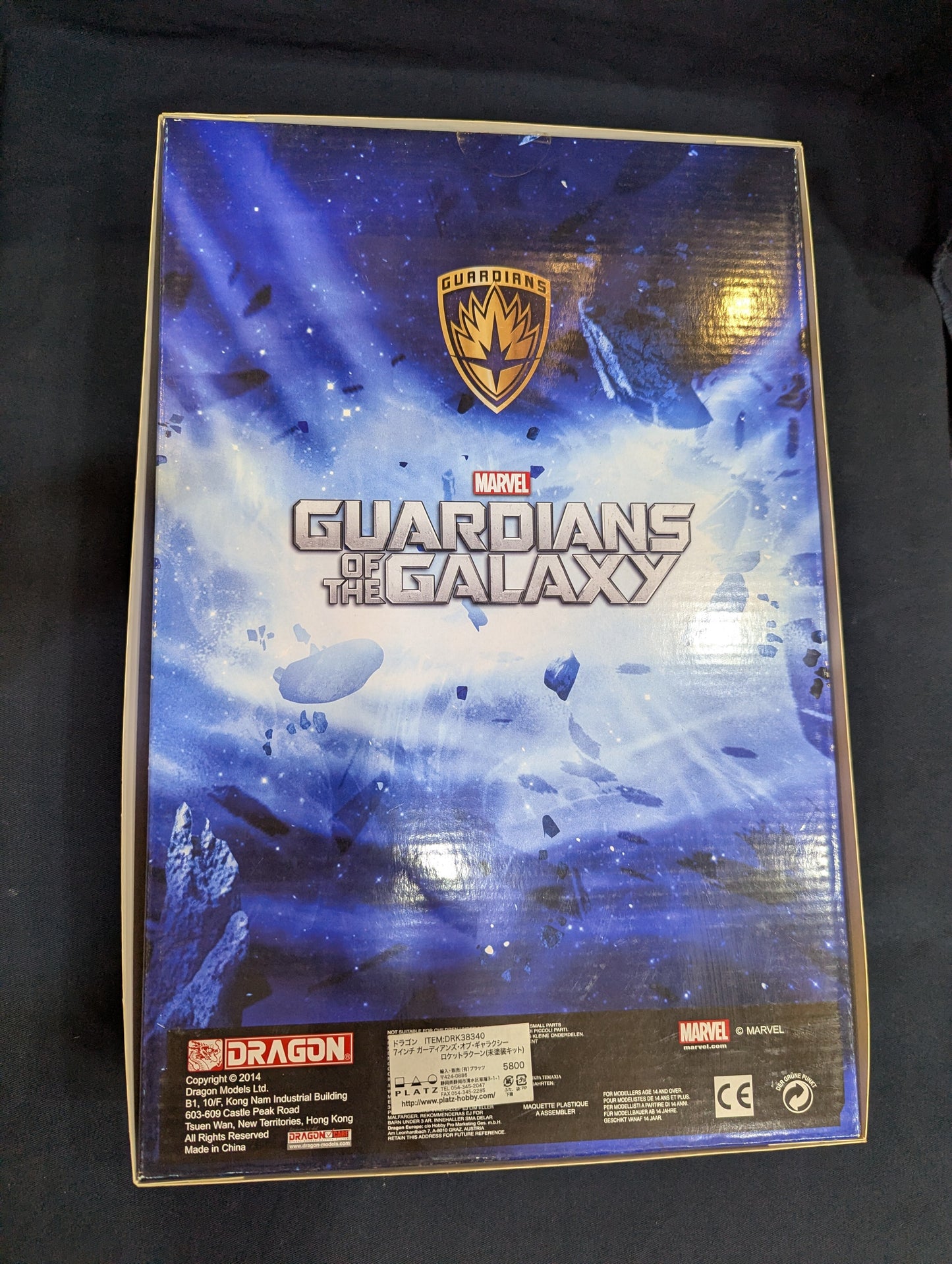 PLATZ/DRAGON Gardiens de la Galaxie Rocket Raccoon/Kit non peint/ Gardiens de la Galaxie