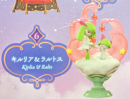 Re-Ment STARRIUM SERIES Dreaming Moonlit Night Star Walk Pokemon Kirlia & Ralts 6