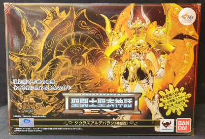 BANDAI Saint Seiya Myth Cloth EX Masami Kurumada Taurus Aldebaran (God Cloth)/God Cloth With First Edition Bonus Item With Bonus