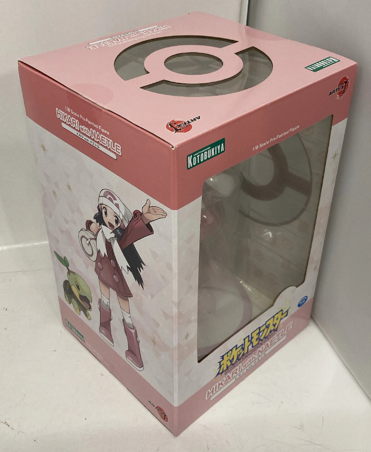 Kotobukiya ArtFX J Pokemon Hikari with Turtwig (Pokemon Center/ Kotobukiya Shop purchase bonus Shikishi Included With Bonus
