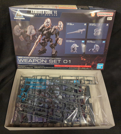 Bandai 30 MINUTES MISSIONS 30MM Option Parts set ACVI WEAPON SET01 1