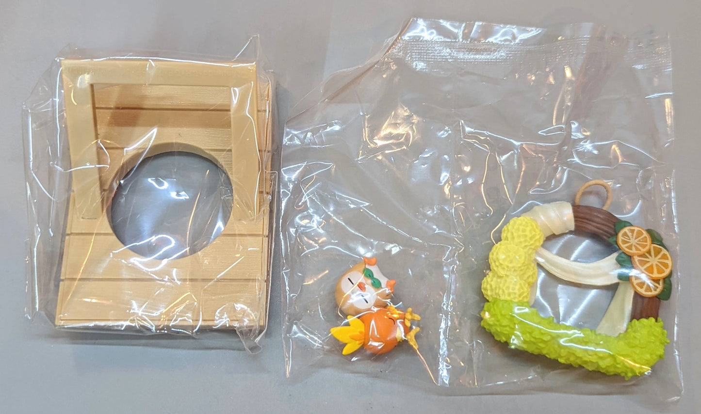 Re-Ment Pokemon Wreath Collection Happiness Wreath Torchic and Rowlet