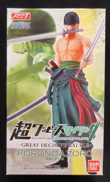 Bandai Super One Piece-Styling Großartiger entscheidender Kampf Roronoa Zoro