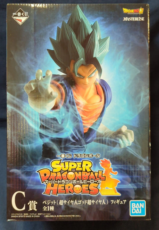 Bandai Spirits Ichiban Kuji Dragon Ball SUPER Dragon Ball HEROES C-Prize Super Saiyan God Super Saiyan Vegito MASTERLISE Figure