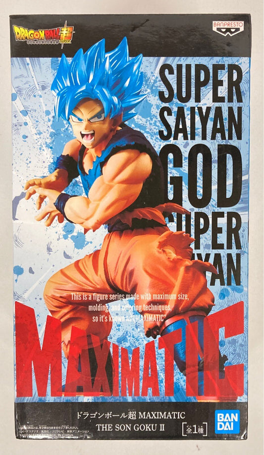BANDAI SPIRITS MAXIMATIC THE SON GOKU II Super Saiyan God Super Saiyan Son Goku