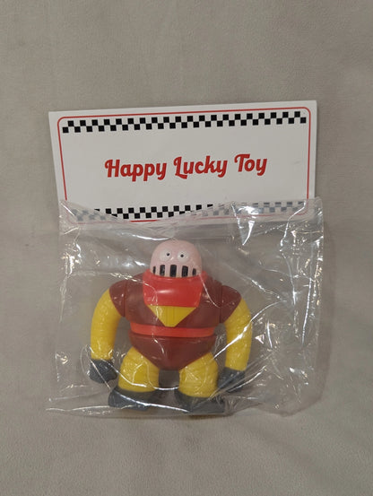 HAPPY LUCKY TOY Boss Borot Soft Vinyl Yellow Molding/Brown/Orange/Gray