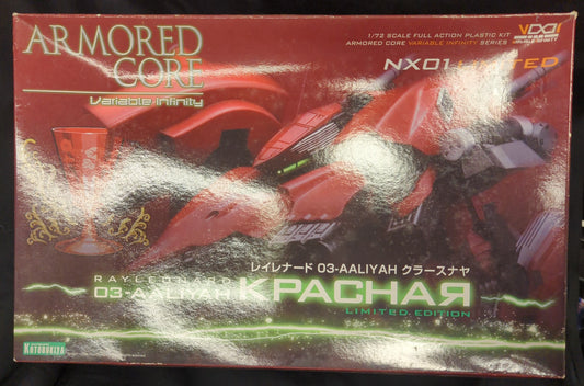 Kotobukiya 1/72 Variable Infinity series NX01 LIMITED Rayleonard 03-AALIYAH Krasnaya VI-28
