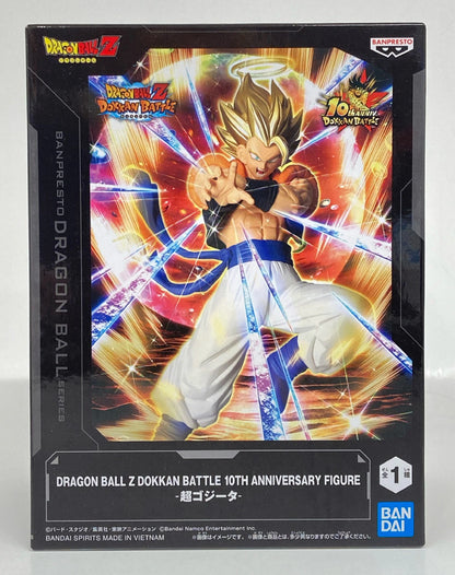 Bandai Spirits 10TH ANNIVERSARY FIGURE DRAGON BALL Z DOKKAN BATTLE Super Gogeta