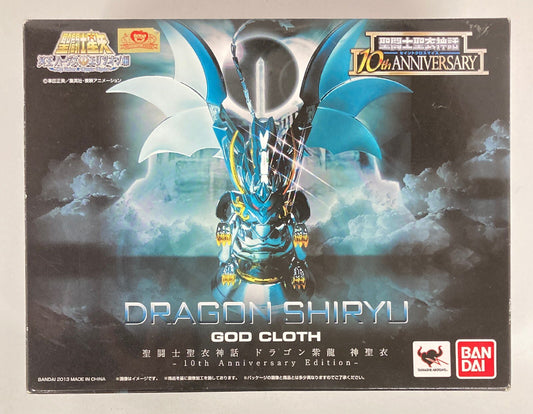 Bandai Saint Seiya Myth Cloth Masami Kurumada Dragon Shiryu - God Cloth 10th Anniversary Edition