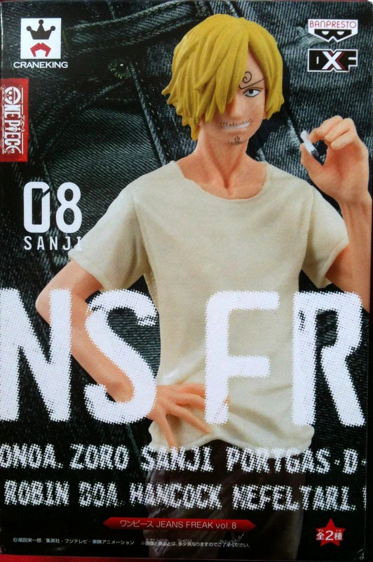 Banpresto JEANS FREAK One Piece Sanji Special Color B White