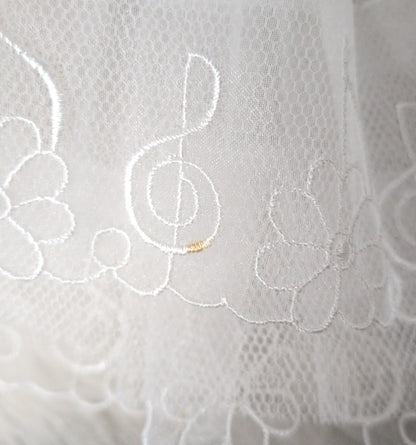 Doll Outfit 60cm and up (SD, DD, etc.) Lace and Floral Print One Piece Dress