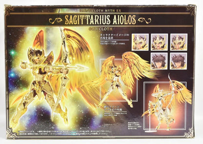 Bandai Saint Seiya Myth Cloth EX Sagittarius Aioros (God Cloth) With The First Edition Bonus Item