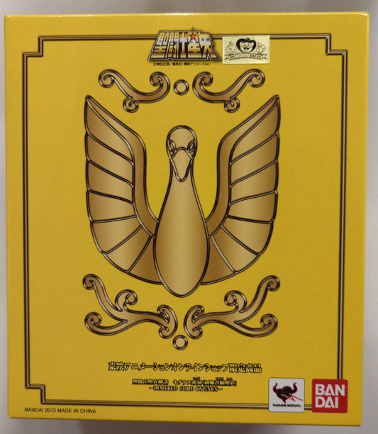 BANDAI Saint Seiya Myth Cloth Masami Kurumada Cygnus Hyouga/First Bronze Cloth -LIMTED GOLD CYGNUS-