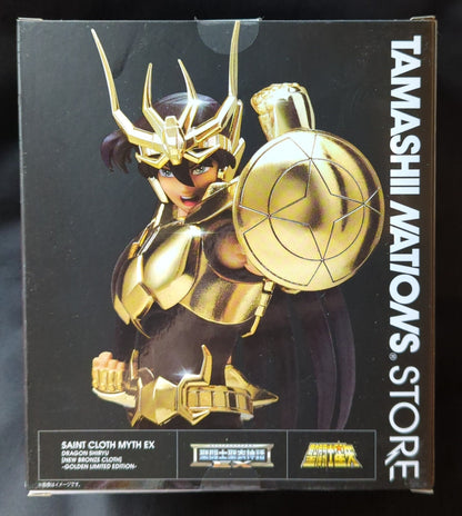 BANDAINAMCO/BANDAISPIRITS Saint Seiya Myth Cloth EX Masami Kurumada Dragon Shiryu Reborn Bronze Cloth GOLDEN LIMITED EDITION