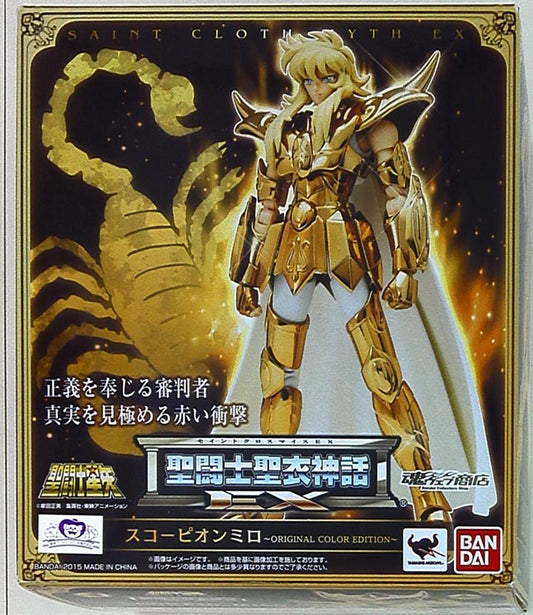 Bandai - Saint Seiya Myth Cloth EX Scorpion Milo Original Color Edition Tamashii Web Limited Edition