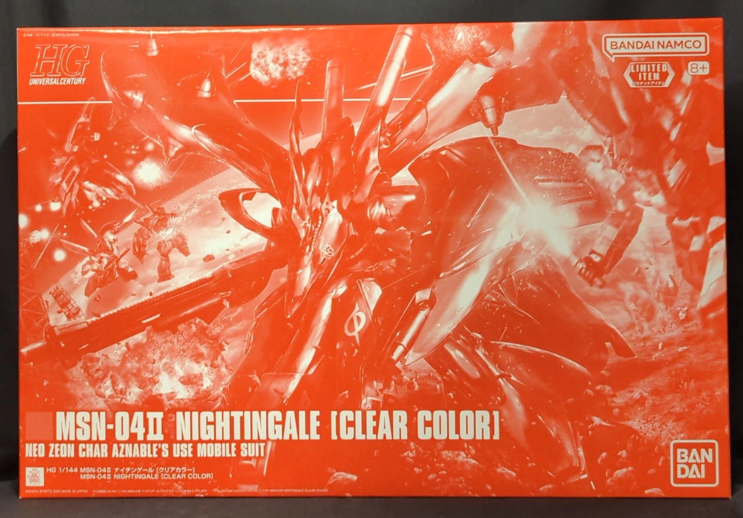 BANDAISPIRITS HGUC 1/144 Bandai Namco Nightingale Clear Color