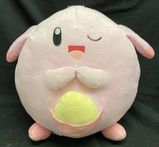 Bandai Spirits Super Large Round Plush Stuffed Toy/Singing Lucky Pokemon Lucky